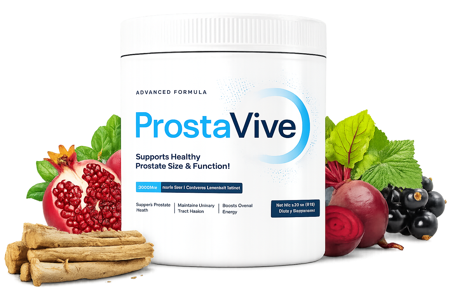ProstaVive prostate health supplement powder bottle